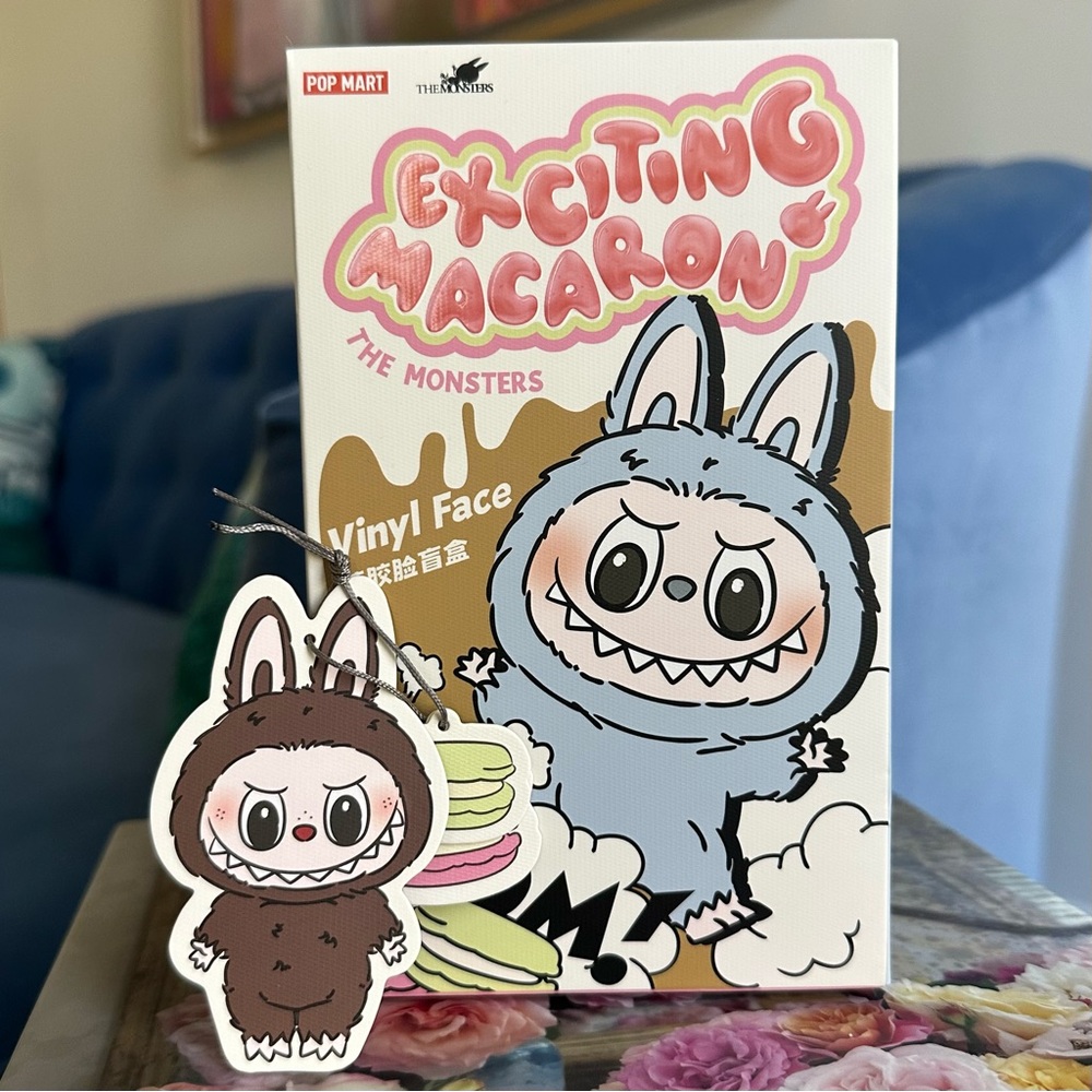 NIB FULL SET incl. SECRET Authentic Pop Mart Exciting Macaron Labubu Pendants - Picture 5 of 15